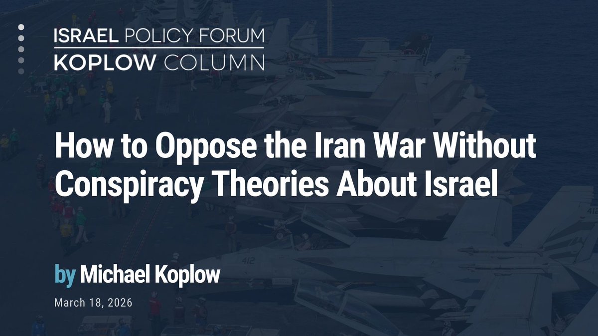 Israel Policy Forum tweet media