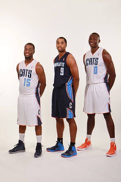 HoopGrids's tweet photo. Charlotte Bobcats uniform unveiling!! https://t.co/ZECCstX88A