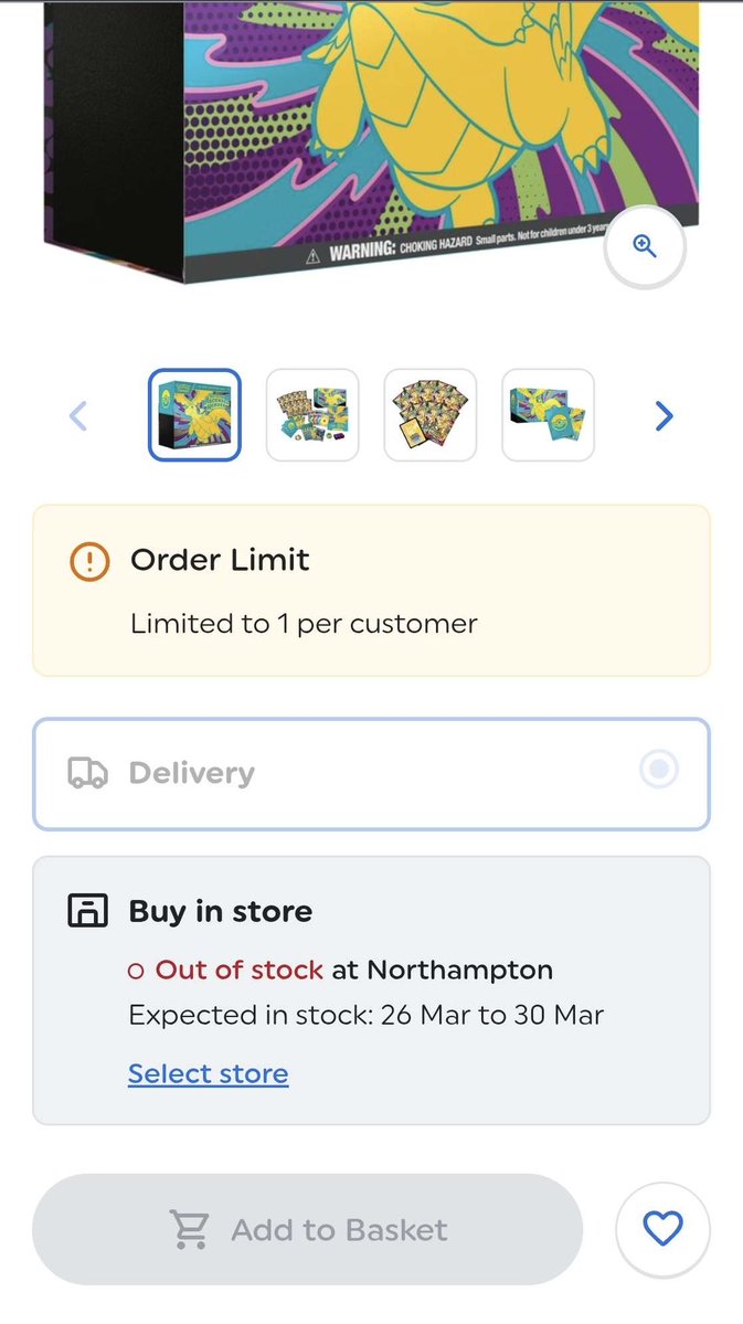 Pokemon UK PBST - Restock Alerts & News tweet media