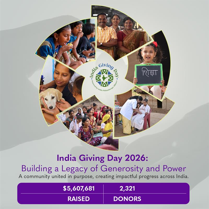 phil_india's tweet photo. India Giving Day 2026 has demonstrated the extraordinary power of collective generosity.

Through the dedication and compassion of our community, we have created meaningful impact for organizations and communities across India. This achievement represents more than numbers; it represents hope, opportunity, and the unwavering belief that together, we can build a better future.

To every donor who participated in this movement, who shared our vision and contributed to this success, we extend our deepest gratitude. Your generosity enables transformative change and touches countless lives throughout India.

Thank you for being part of this remarkable journey.

Learn more: https://t.co/DZwaOU78Zh

#PowerOfUs #IGD2026 #IndiaGivingDay #philanthropy #fundraising #generosity
