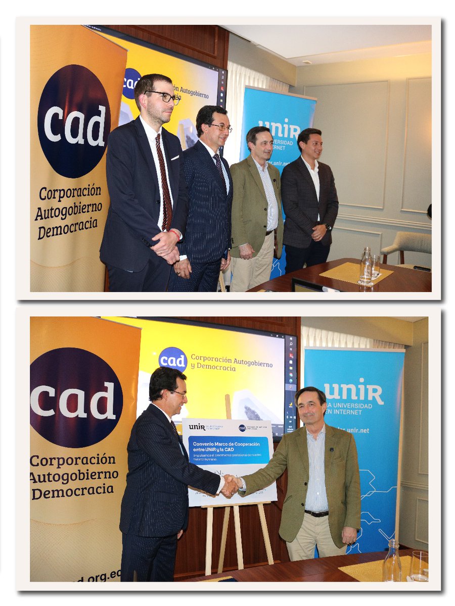 CADorg's tweet image. La Corporación Autogobierno y Democracia - CAD - amplía su proyección internacional.

El 11 de marzo firmamos un convenio marco con @UNIRuniversidad para promover formación, pensamiento crítico y debate público en #Ecuador y la región. #Educación #CAD
