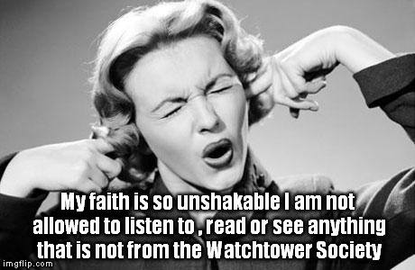 How do you know it is unshakable unless you test it?