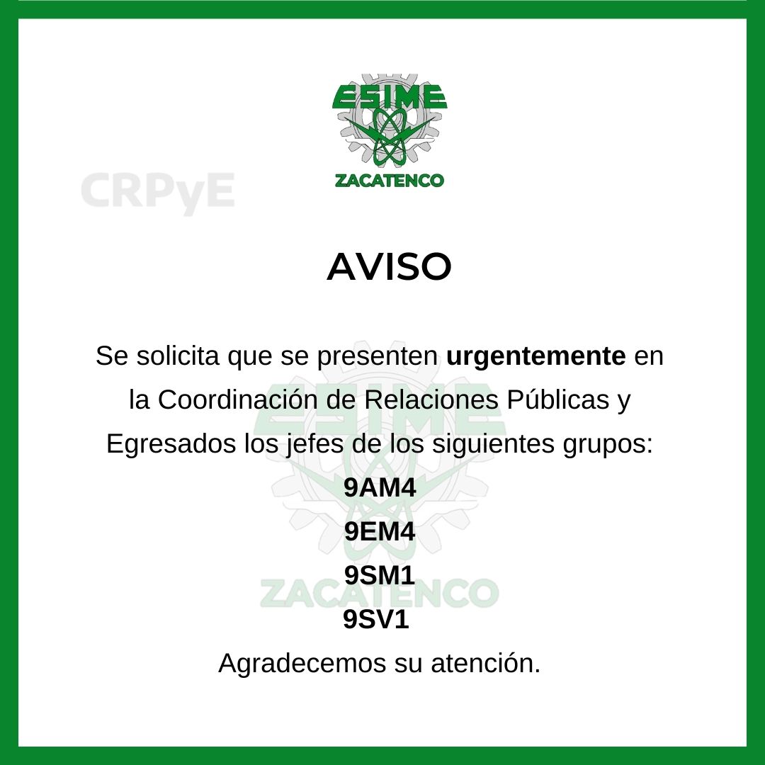 ESIME UNIDAD ZACATENCO tweet media