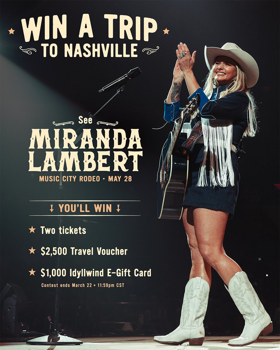 Idyllwind Fueled By Miranda Lambert tweet media