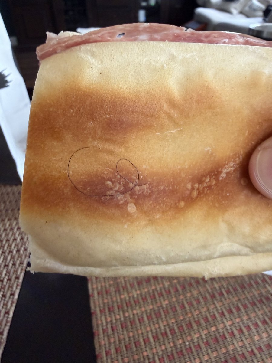 vette599's tweet photo. @jimmyjohns really????
The sandwich with the hair was almost $13!!! The wrap with mostly lettuce $8. 
Unbelievable. https://t.co/CttjfCKUax