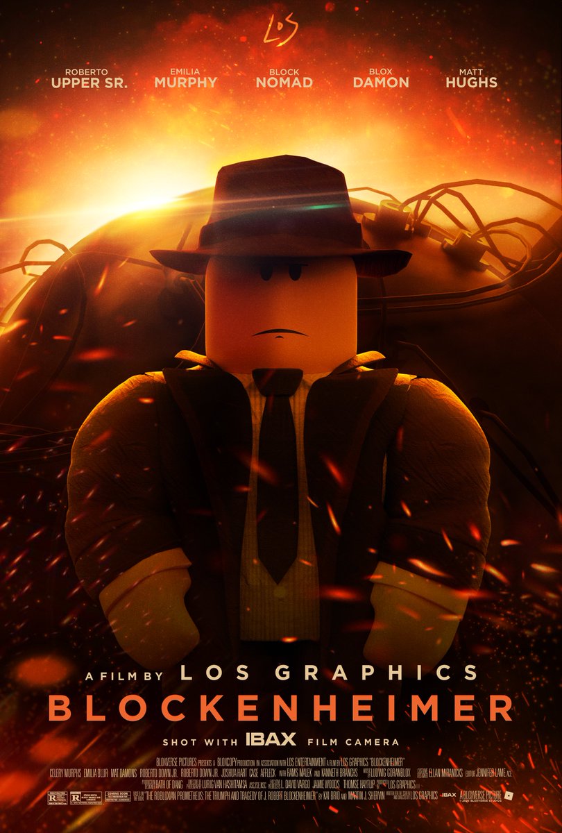 GraphicsLos's tweet photo. 🧨BLOCKENHEIMER

Poster fanart I made based on the movie "Oppenheimer"

❤️Likes and Retweets are greatly appreciated!

#Roblox #Robloxgfx #Robloxdev https://t.co/hrwQ34lrwg
