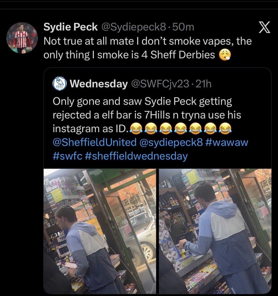 Sharp Sock tweet media