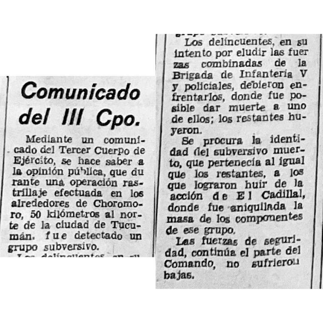 soy_el_76's tweet photo. 📰 Los Principios
📍 Domingo 14 de marzo de 1976

💬 COMUNICADO del TERCER CUERPO DE EJÉRCITO

#argentina #losprincipios #tercercuerpodeejercito https://t.co/Mu1k7JewT5