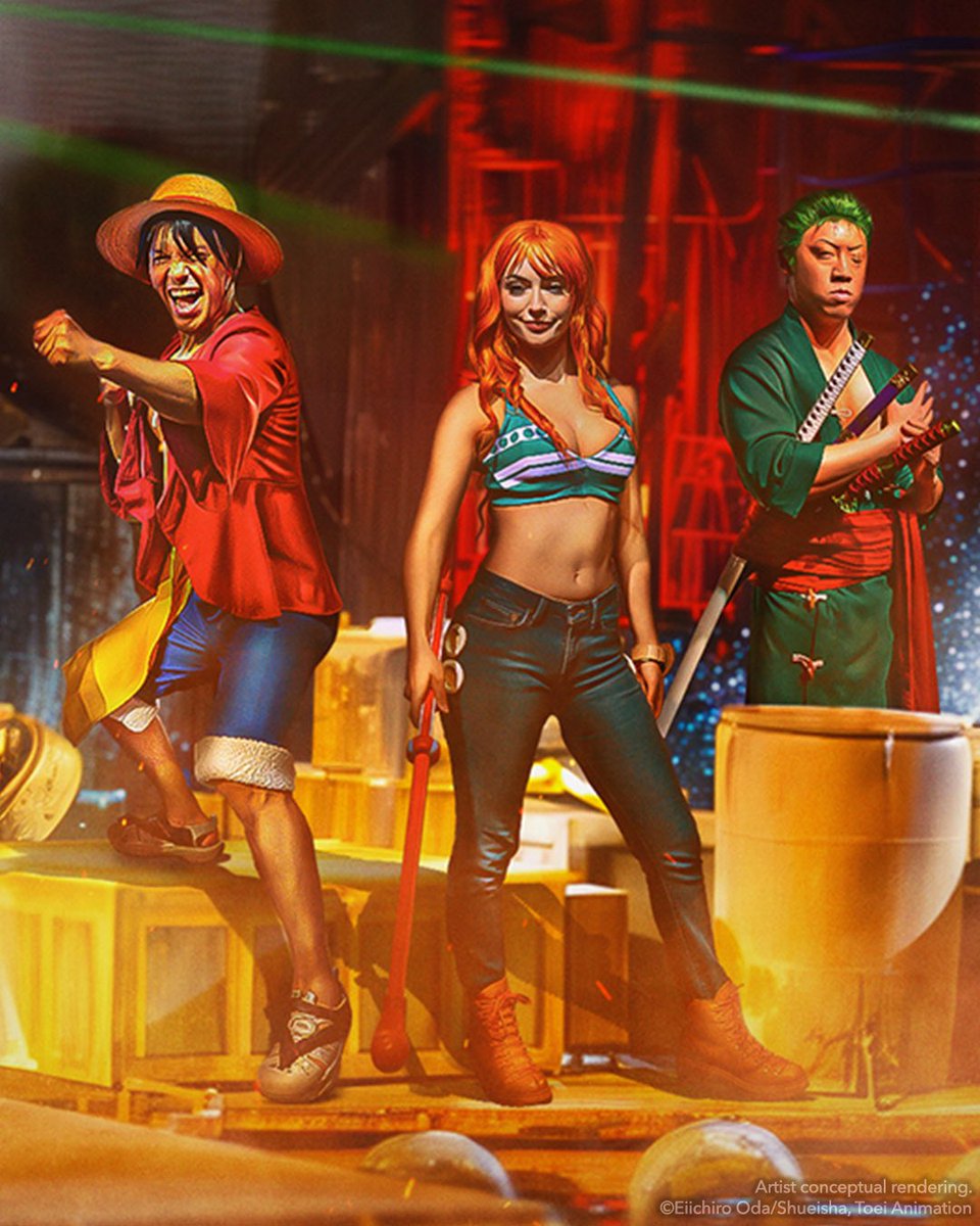 FunkoPOPsNews's tweet image. The One Piece crew arrives at Universal Hollywood for Fan Fest! They will perform a stunt filled show in the Waterworld theater ~

#OnePiece #Universal #FunkoPOPNews