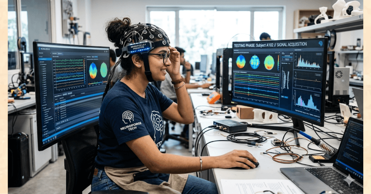 dataprax88's tweet photo. Your teen could build technology that lets paralysed patients speak using only their thoughts.  

It's called Neurotech Design. It's hiring now. The market is growing from $15B to $30B+ by 2030.  

And it needs engineers, designers, AND psychologists.  

Guide → https://t.co/miQl8g0fso

#Neurotech 
#BCI 
#TeenCareer 
#FutureOfWork
#GenZCareers
#ParentingTeens 
#CareerClarity
#AshaaAI