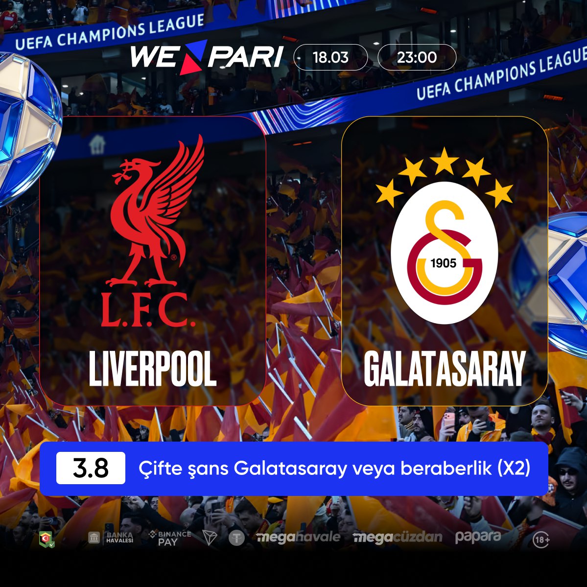 Geceye biz de bir heyecan katalım...♥️

📢Her ihtimalde bu postu Retweet eden ve SERUVENKASA promo kodu ile linkten yeni/eski üye olup,üye numarasını yazanlardan 10 Kişiye 20'şer $! 🎁

📢Temsilcimiz tur atlarsa ödülü 40$ yapıyoruz...🔥

🔒Güvenilir Site➡️ bit.ly/47c0dZe