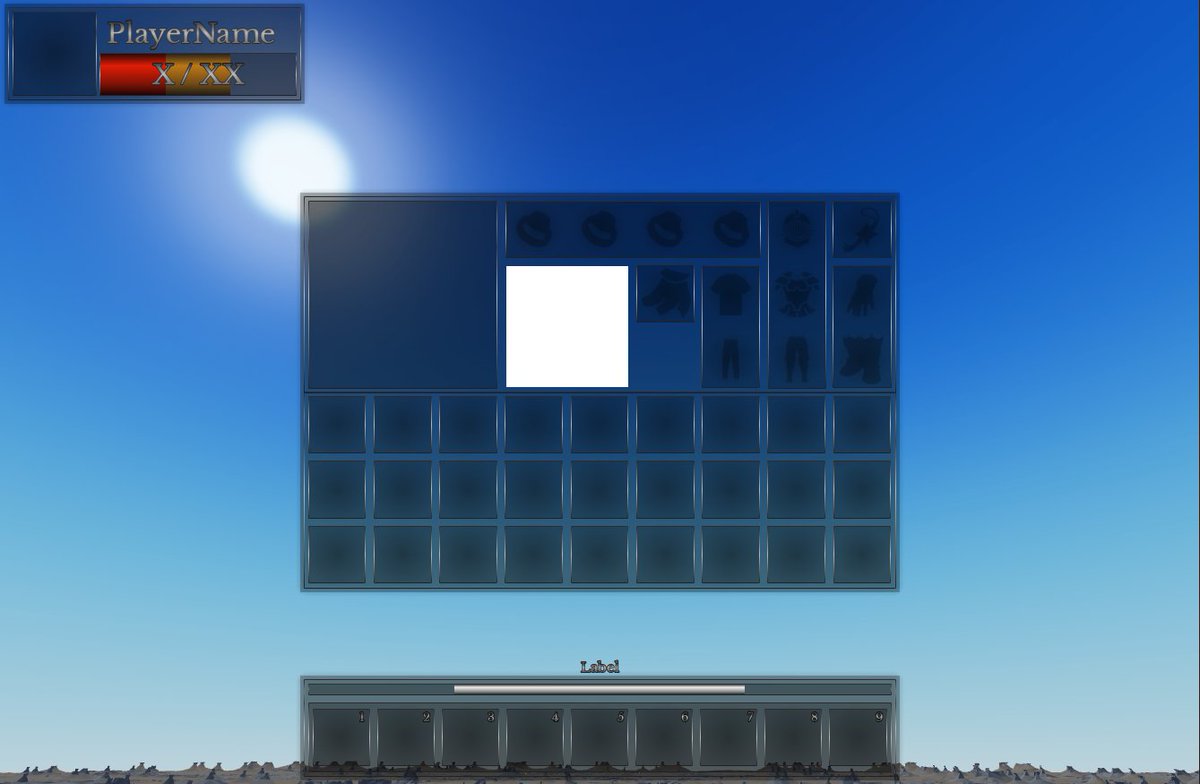 NullSystem32's tweet photo. please rate this ui
principally the equipments part and how i could make it better
the white frame is where im planning puting the attributes of the player
#GameDev #RobloxDev #Roblox https://t.co/vL3CMsTDRB