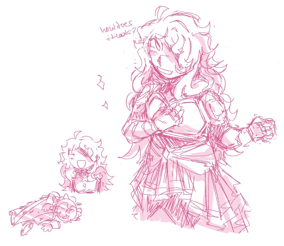 she is too fun to doodle so i havent even gotten anything done