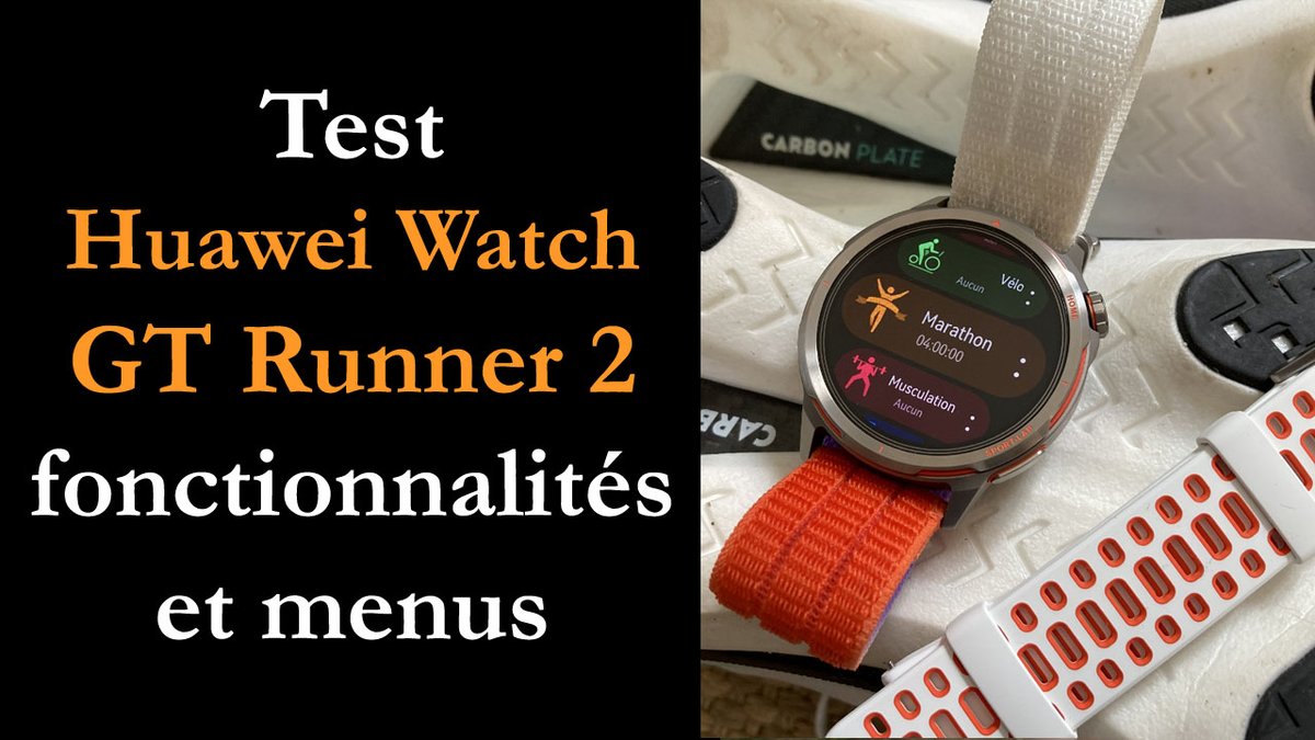 Je vous ai déjà dit qu'elle était belle ?
Bon, en 10 min de vidéo, j'en dis beaucoup plus sur la Huawei Watch GT Runner 2.
youtu.be/VcgNCIrr2GM