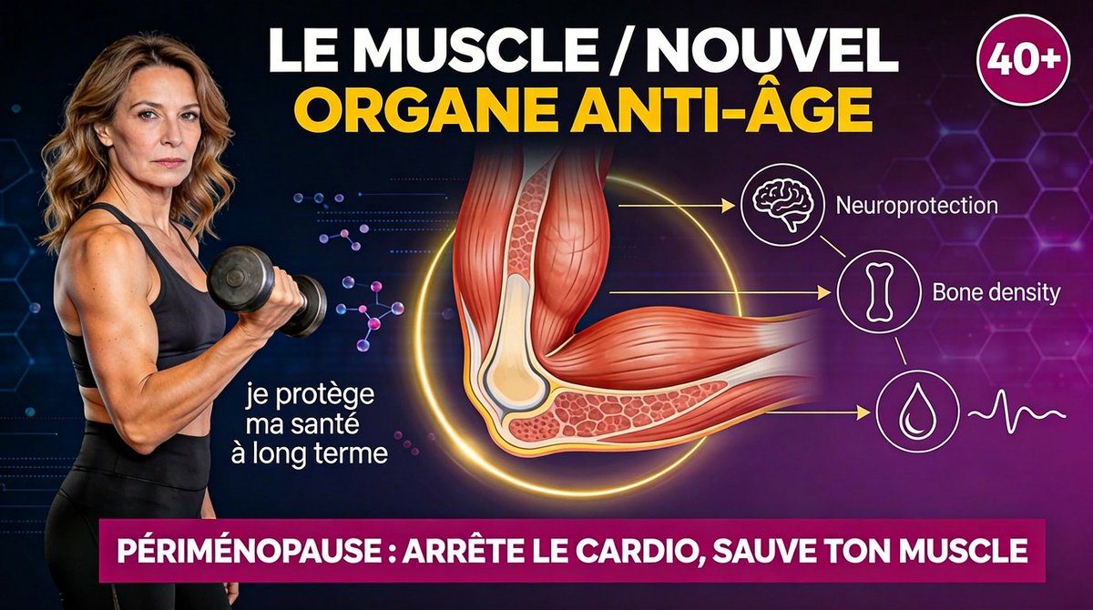 Sarcopénie : l’erreur que font 90% des femmes après 40 ans. #menopause #sarcopenie #perimenopause youtube.com/watch?v=Y1E1bC…