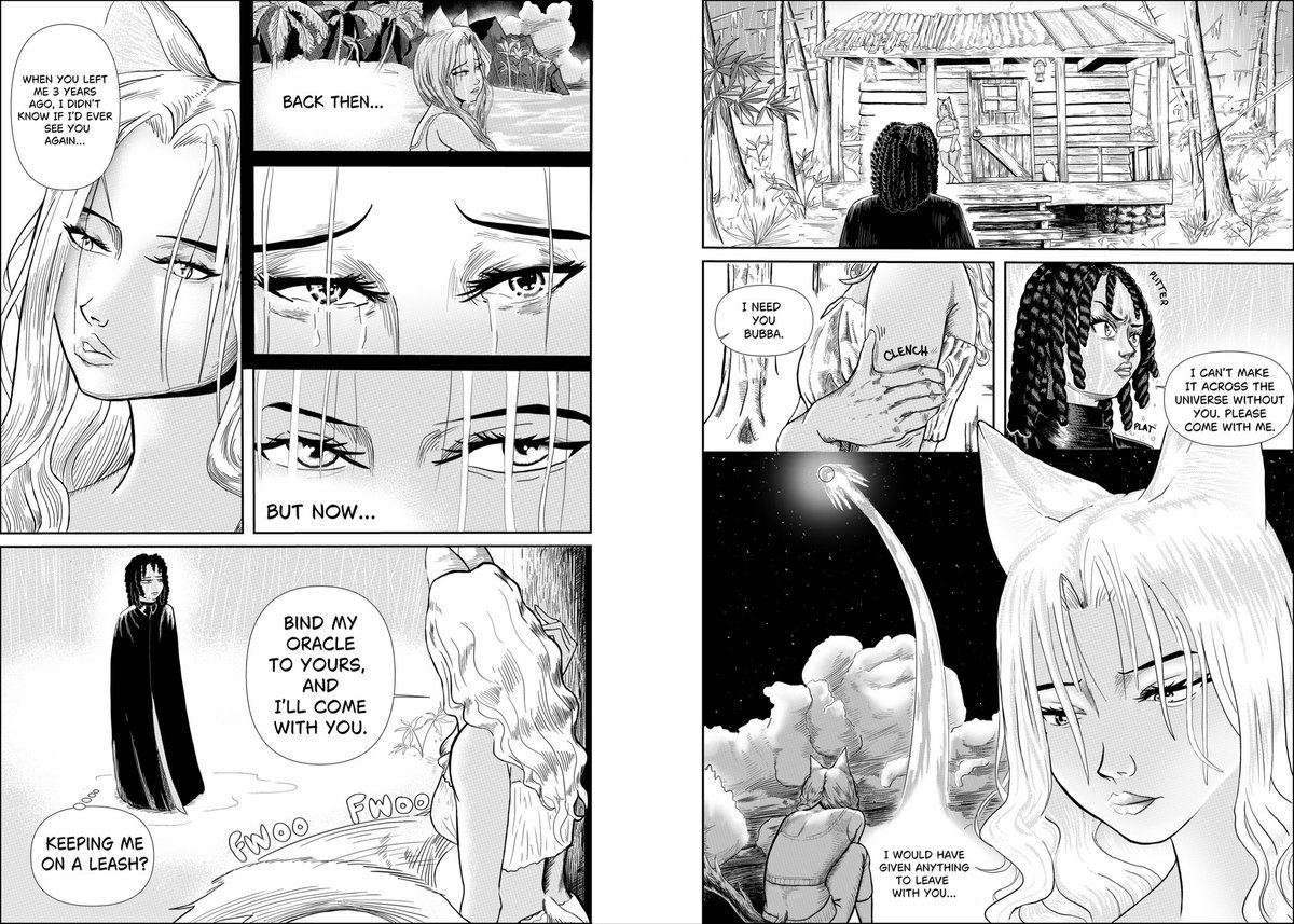 SNikooru's tweet photo. Just a 2 page 📑 practice spread, ready to start my next one shot! https://t.co/EQN1Kax9Sj