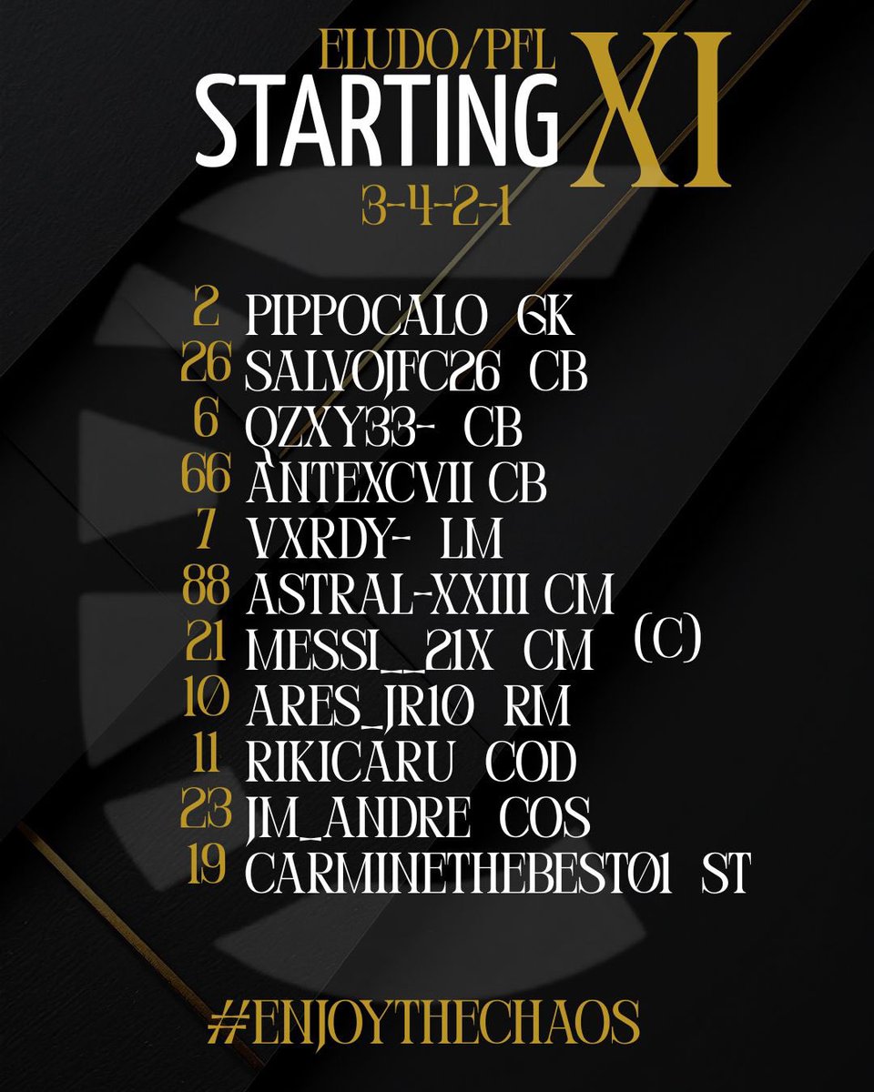 Chaos XI tweet media