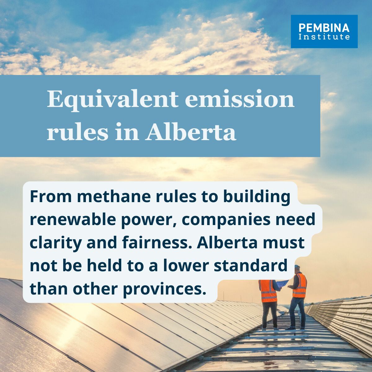 Pembina Institute tweet media