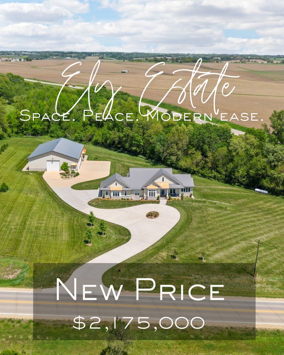 Who needs a vacation when you can live like this every day? ☀️
Explore the acreage life you’ve been craving.
📍 4210 Wright Brothers Blvd E, Ely, IA
🔗 bit.ly/4210wrightbrot…
Info by Jill Monnahan &amp; Jacey Slaton, REALTORS® with Skogman Realty, Licensed in Iowa.
