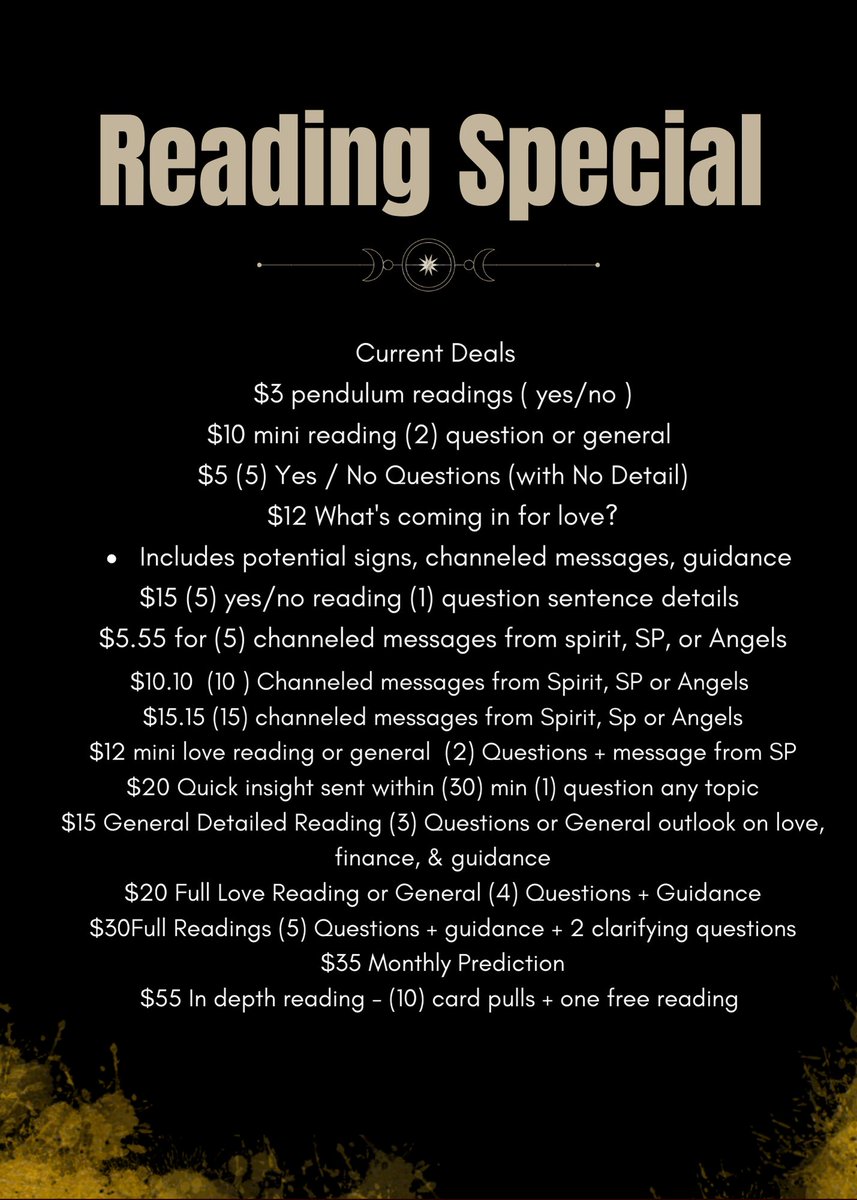 𝑔έϻ ʳ𝕖𝓪𝐝ⓘภ𝓖Ş 🤍 $30 in depth readings open tweet media