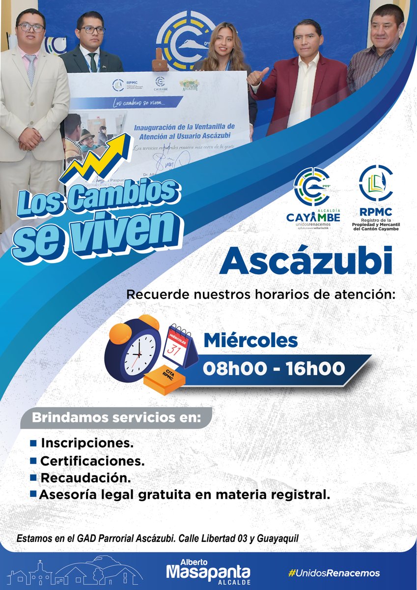 Registro de la Propiedad Cayambe tweet media