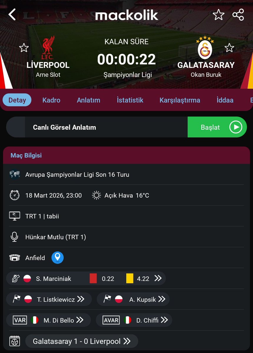 LHbetpredict's tweet photo. Liverpool - Galatasaray
Bu maç Tahmini 

Ms 1 &amp; 2.5 Üst
Skor : 2-1 &amp; 3-1 &amp; 4-1

#Liverpool #Galatasaray https://t.co/ni41yIHdAk