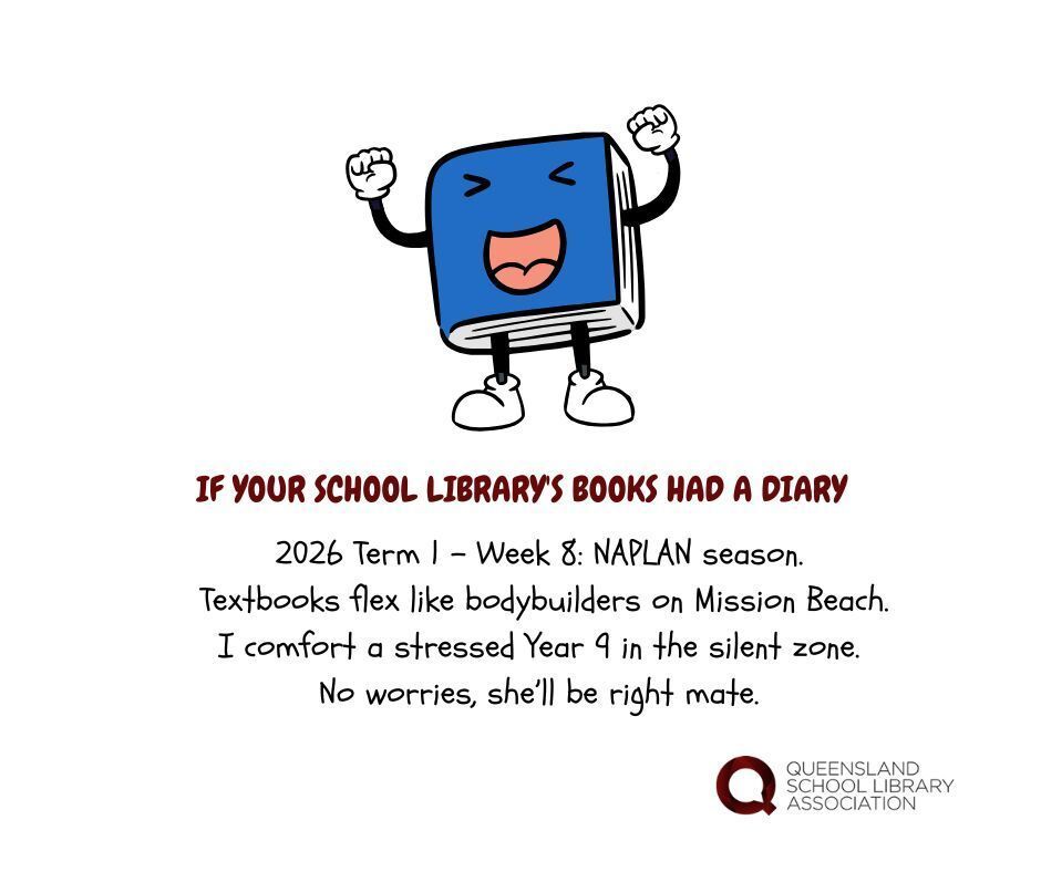 Queensland School Library Association (QSLA) tweet media