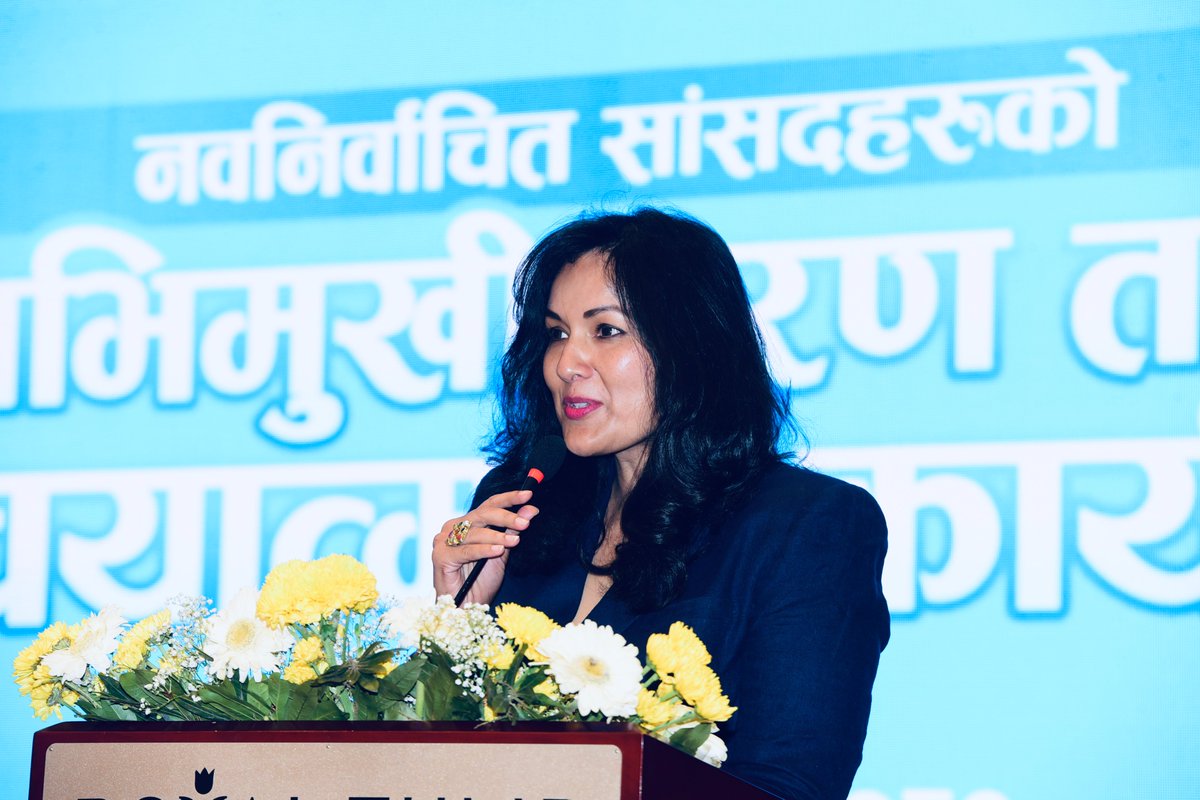 sumnima_udas's tweet image. Just wrapped up a 2-day intensive orientation for new MPs and it was a reckoning of sorts.  The scale of just how much needs to be done was overwhelming...but one thing was clear: Nepal is in capable, committed and honest hands. 
#RSP #Nepal #Governance #PublicService