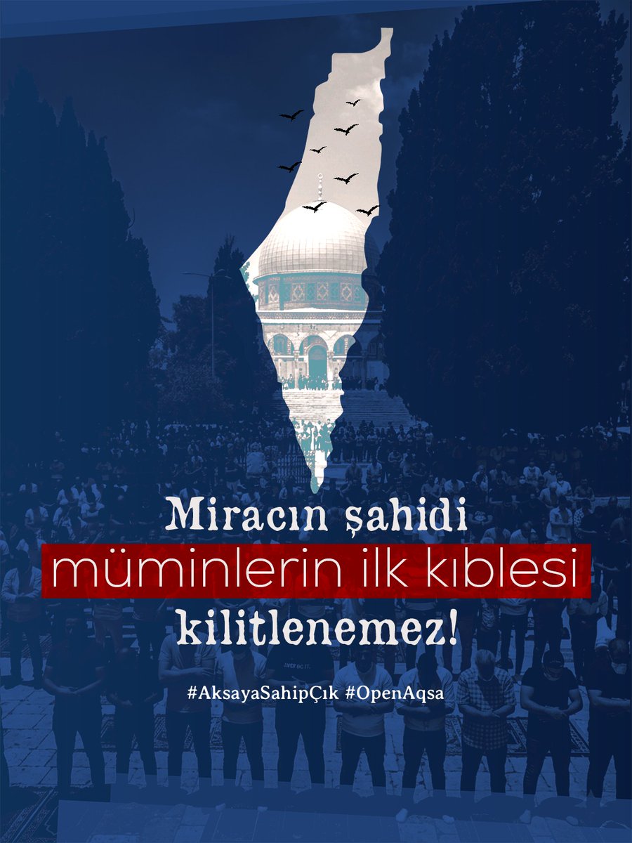 Müminlerin ilk kıblesinde 19 gündür namaz kılınmıyor !
#AksayaSahipÇık