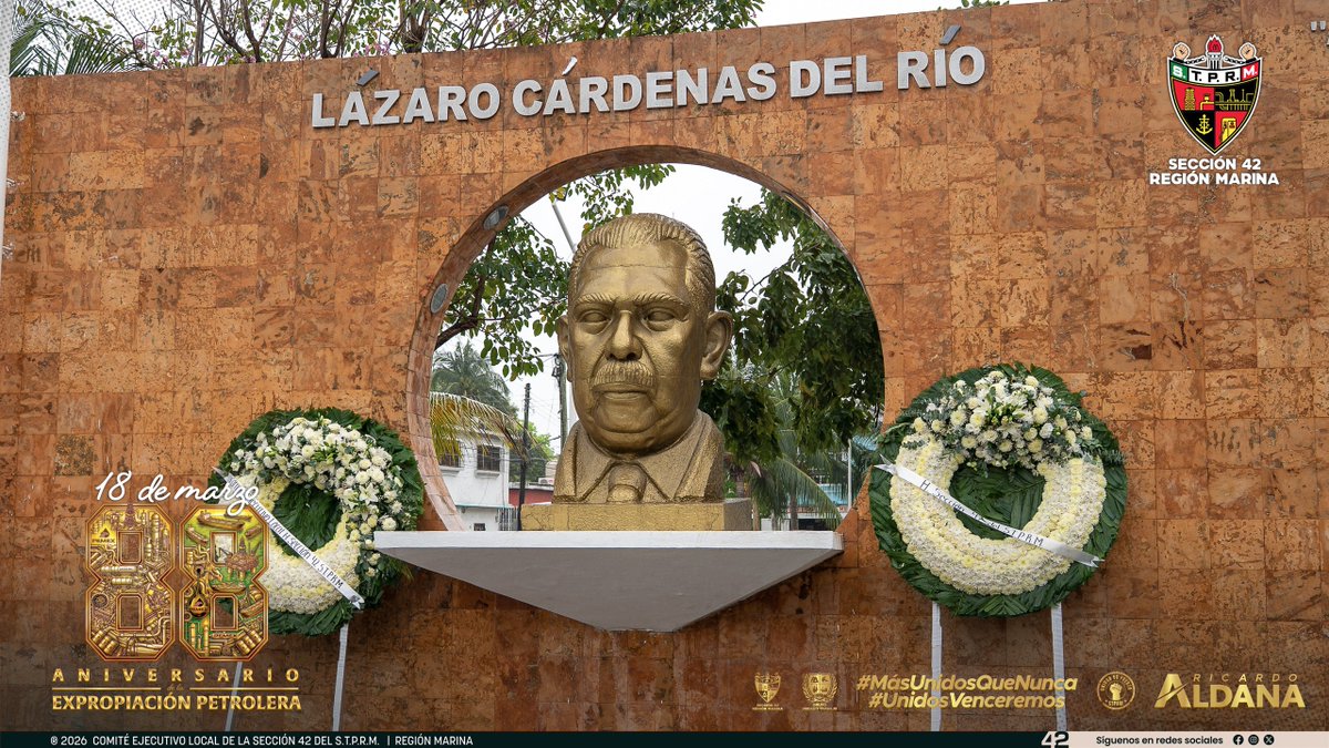 Testimonio de nuestra participación en la conmemoración de la Expropiación Petrolera

La Sección 42 sigue presente, trabajando con dignidad, unidad, historia y orgullo petrolero.

#SomosSTPRM
#MásUnidosQueNunca
#UnidosVenceremos
<a href="/lgps03101/">@lgps0310</a>
<a href="/MarcoAzuara1/">Marco Azuara</a>