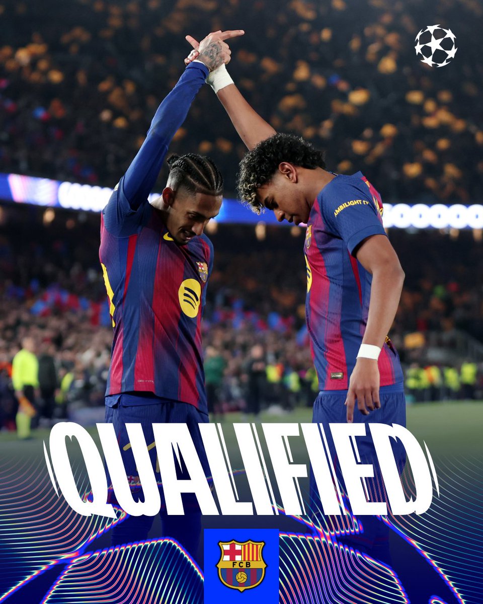 sunshine131517's tweet photo. Barcelona has qualified for the quarter finals 💙❤️
I love this club so much Visca Barca 💙❤️😍 https://t.co/nxMh5xNQMD