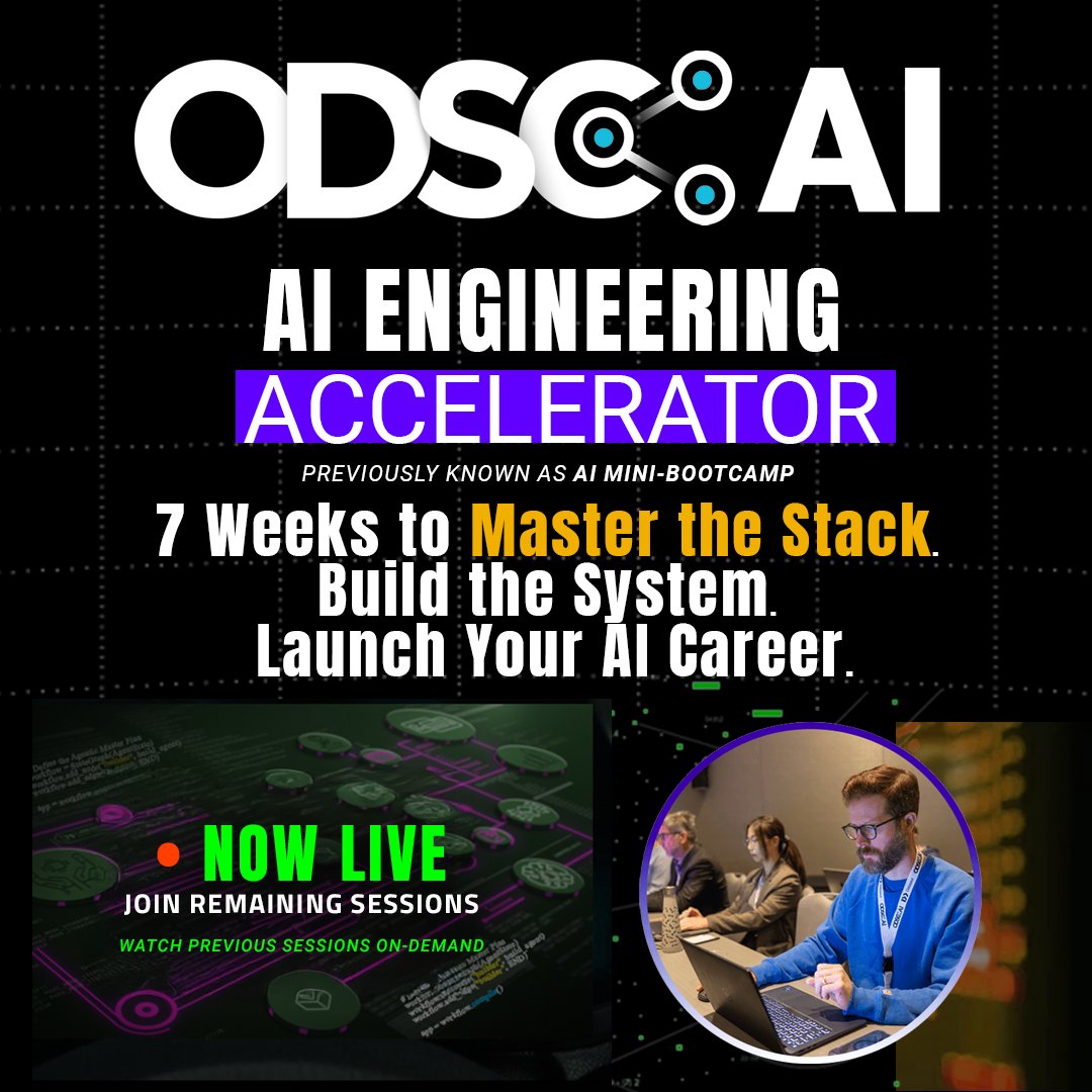 ODSC (Open Data Science Conference) AI tweet media