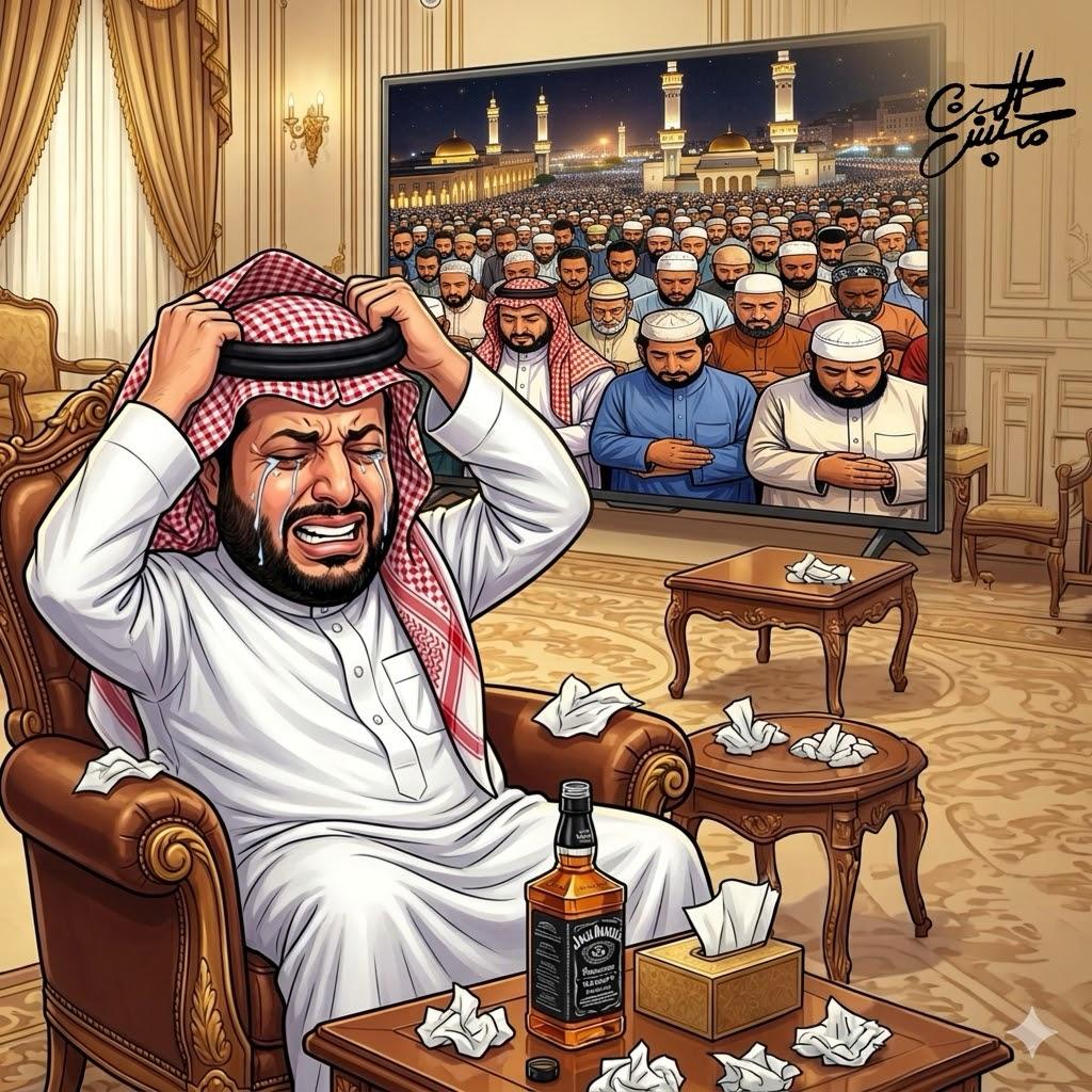 كاريكاتير محبس الجن 🇸🇦 tweet media