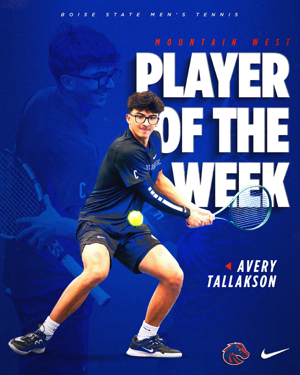 BroncoSportsMTN's tweet photo. Avery Tallakson is your 𝐌𝐎𝐔𝐍𝐓𝐀𝐈𝐍 𝐖𝐄𝐒𝐓 𝐏𝐋𝐀𝐘𝐄𝐑 𝐎𝐅 𝐓𝐇𝐄 𝐖𝐄𝐄𝐊 😈

📰 https://t.co/OBma0XMDA2

#BleedBlue | #WhatsNext https://t.co/9WfgnjN0Yw