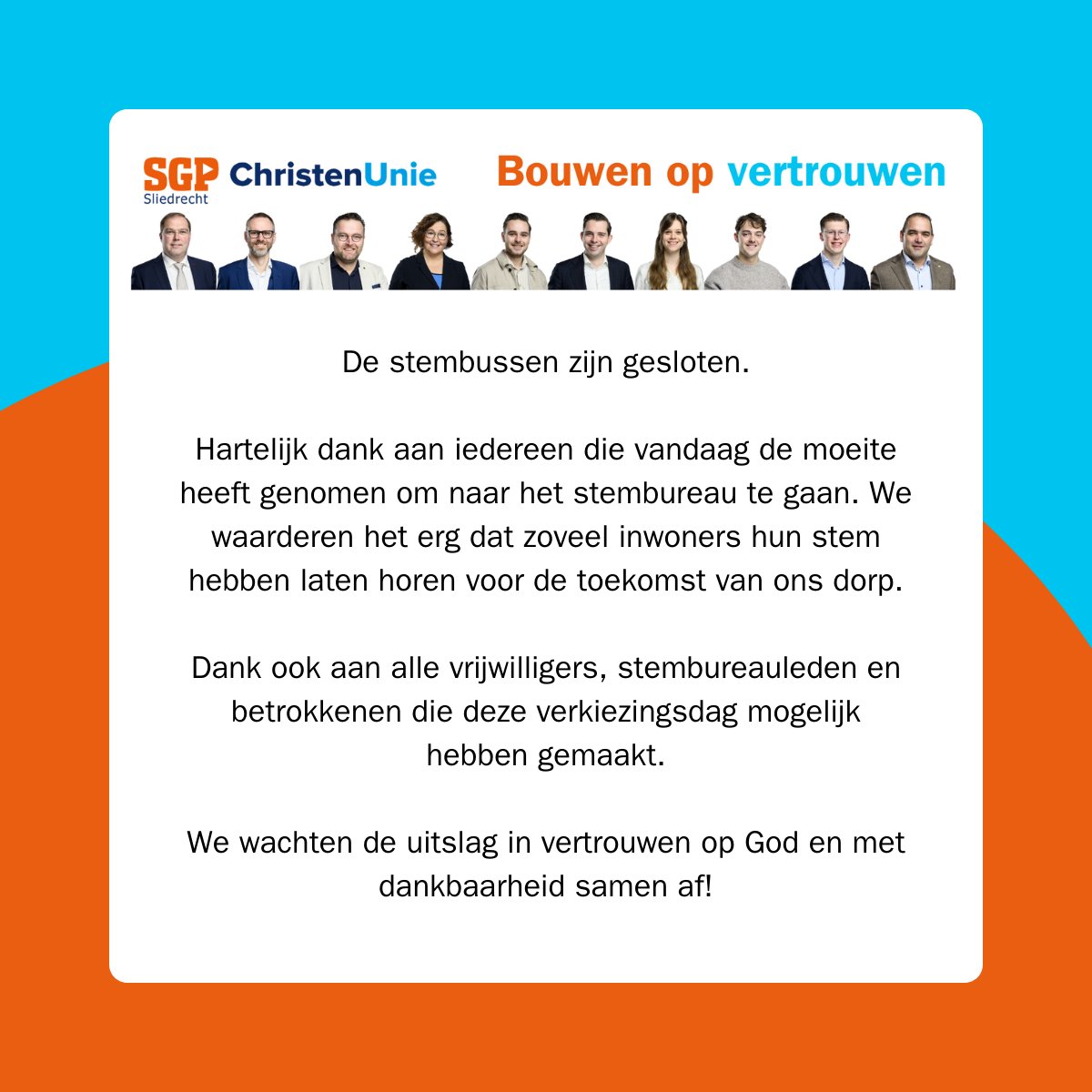 SGP-ChristenUnie Sliedrecht tweet media