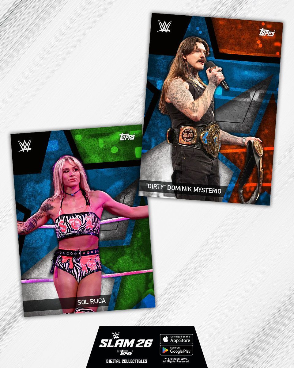 WWE SLAM by Topps® tweet media