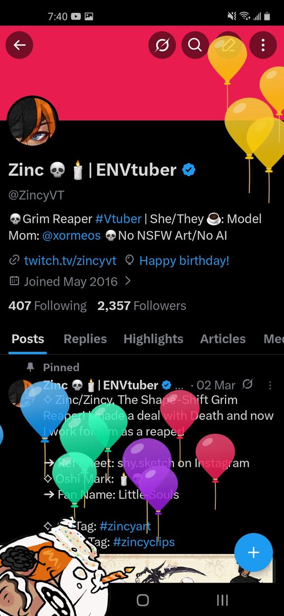 Zinc 💀🕯️| ENVtuber tweet media