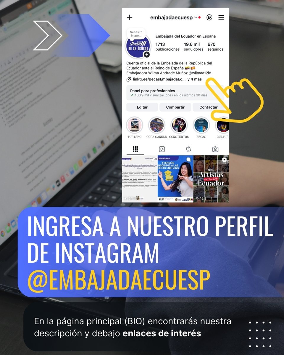 Embajada EC en ESP tweet media