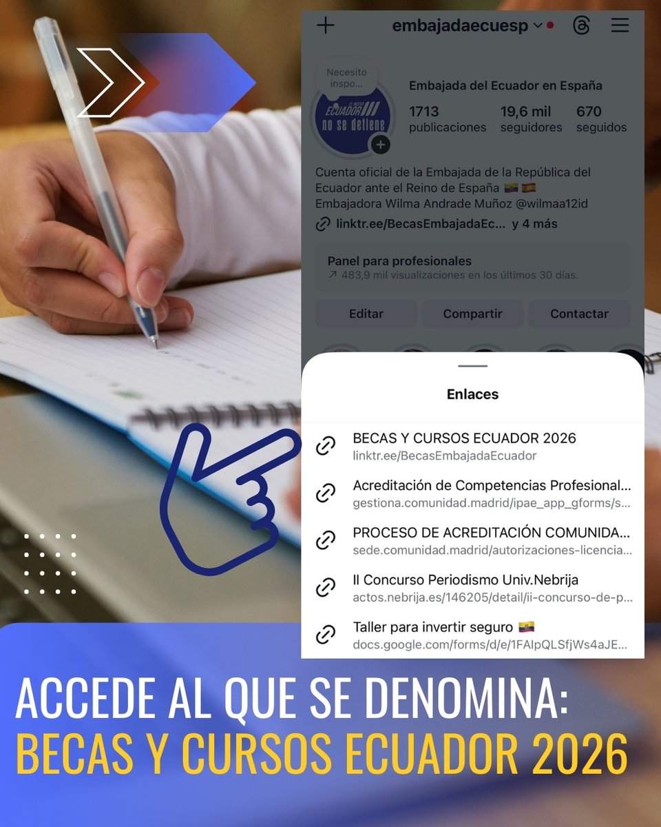 Embajada EC en ESP tweet media