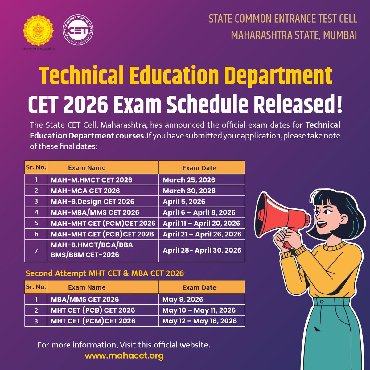 STATE CET CELL, MUMBAI tweet media