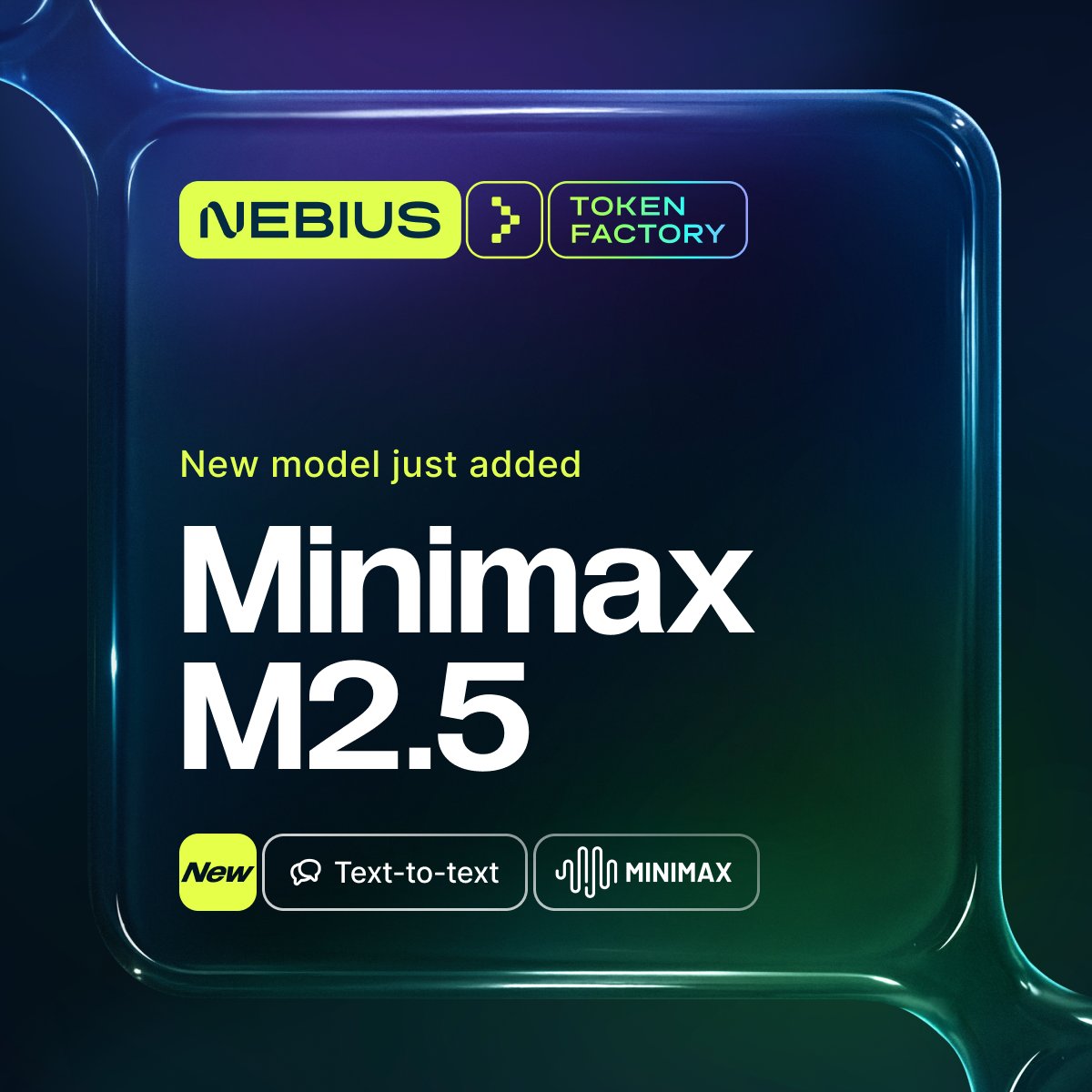 Nebius Token Factory tweet media