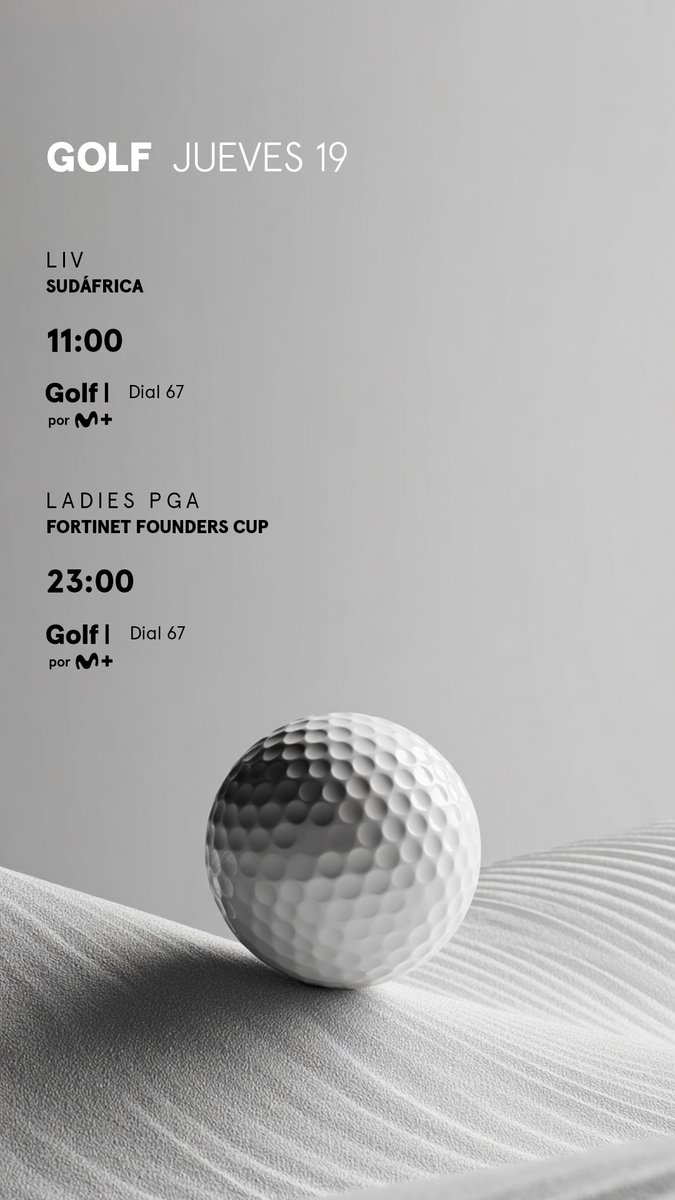 Golf en Movistar Plus+ tweet media