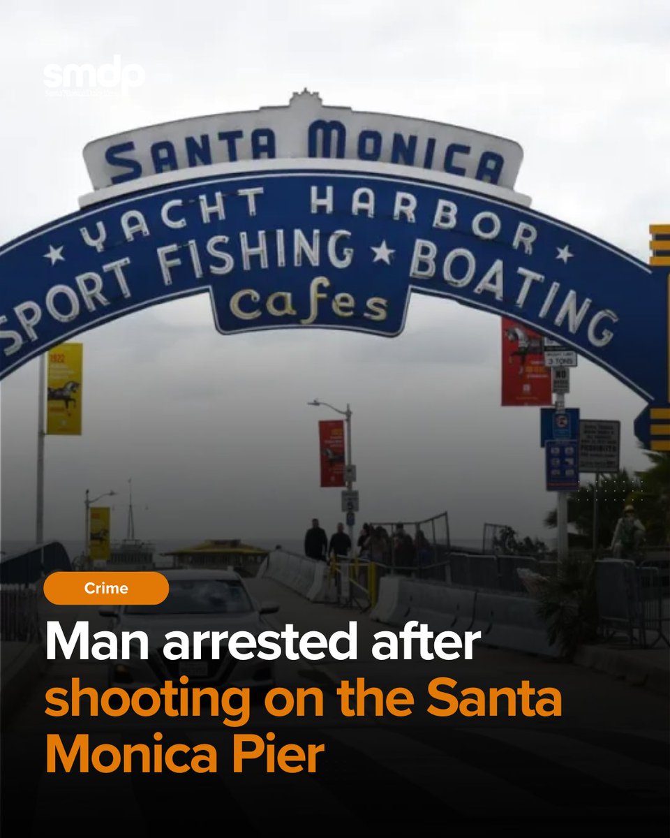 smdailypress's tweet image. An arrest has been made after a shooting at the Santa Monica Pier left two people injured.

Stay updated here, smdp.com/man-arrested-a…

#SantaMonica #BreakingNews #SantaMonicaPier #CrimeNews #PublicSafety #SMDP