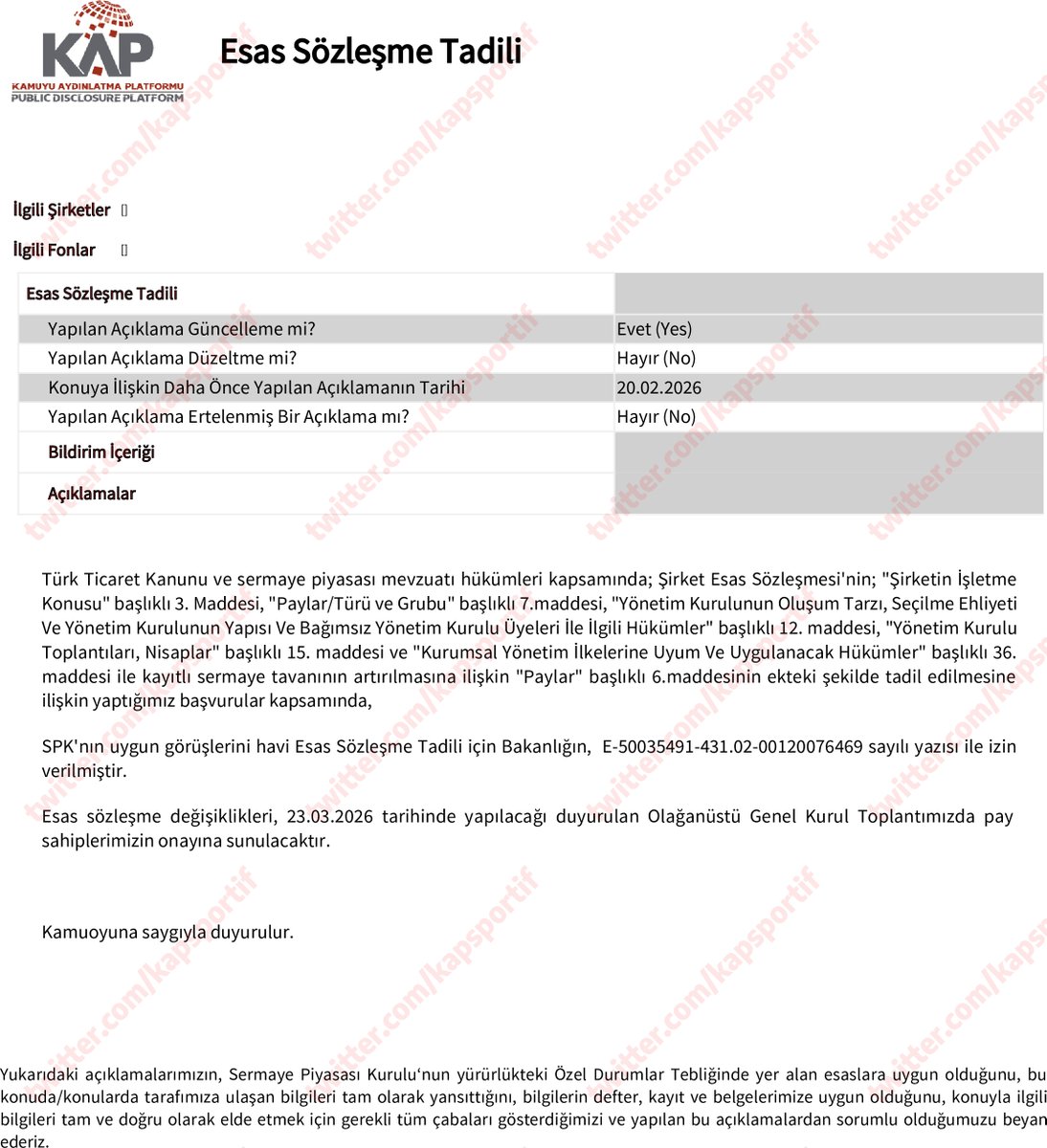 KAP Spor tweet media