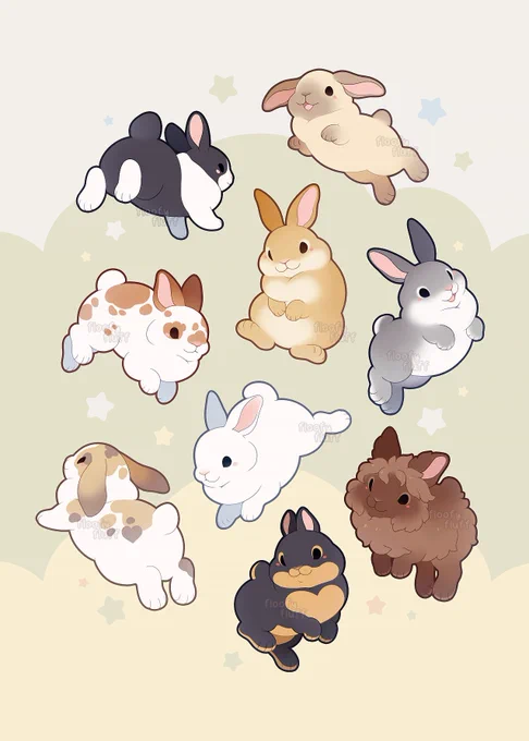 Bunny binkies!