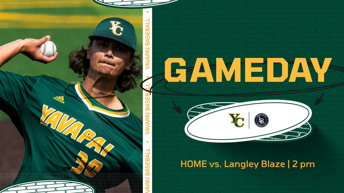 OleRuff6's tweet image. YAVAPAI GAMEDAY!!

@YavapaiBaseball is home against Langley Blaze!

First pitch @ 2 pm

#GoRiders