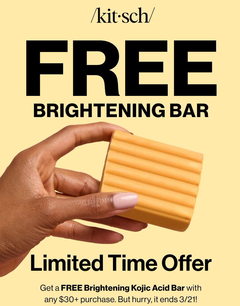TheReviewWire's tweet image. A FREE Glow-Up for Spring ✨

→ SPECIAL OFFER: Use code THEREVIEWWIRE for 10% off! AD mykitsch.com/THEREVIEWWIRE

#dailydeals #springvibes #hairgoals