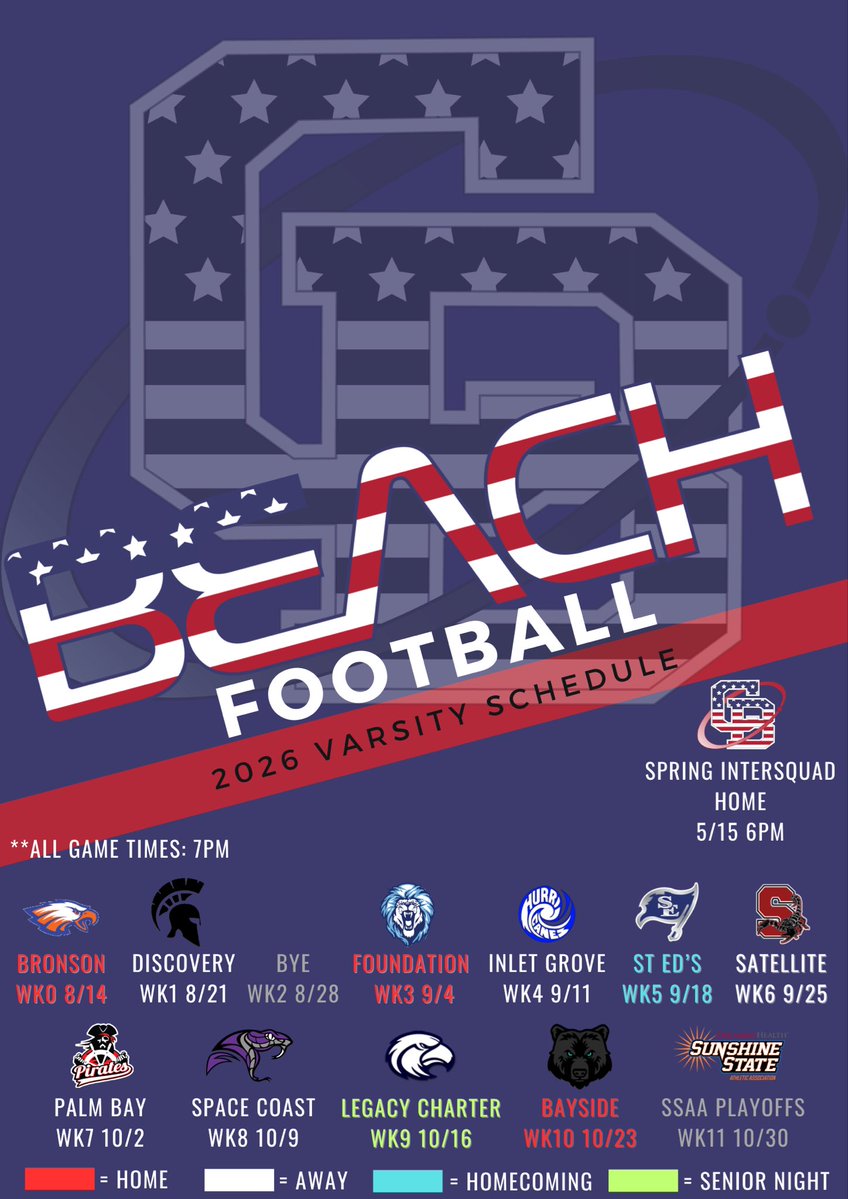 Cocoa Beach High Football tweet media