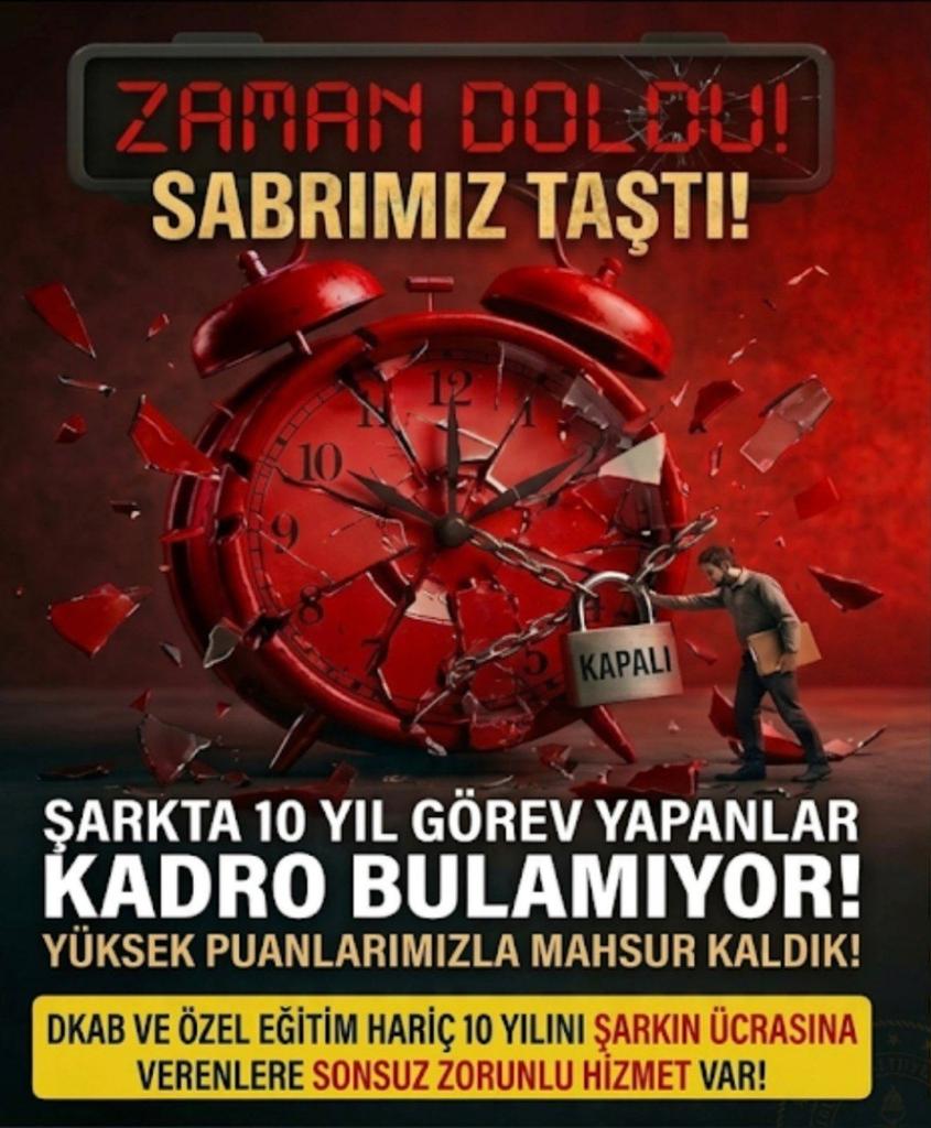 ildisiplatformu's tweet photo. MEB'de 'zorunlu hizmet', birilerinin 3. bölgelere, çıkış yolu olmaksızın çakıldığı; h. puanının 'hezimet puanı' hâline geldiği, 3 yılını bitirip özel sektörde eşi olanın 35 yıllık okulunu çakılı seçtiği bir forma evrildi. Öngöremiyoruz. İl dışı tayin sistemi çöktü. @cftcblnt https://t.co/Xj1xCwZA64