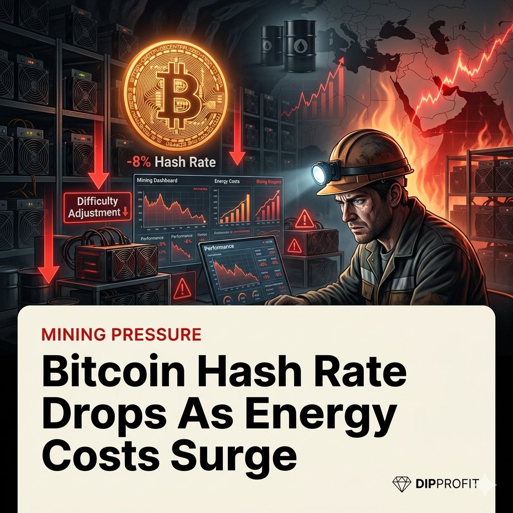 DipprofitGems's tweet photo. 𝐁𝐢𝐭𝐜𝐨𝐢𝐧 𝐇𝐚𝐬𝐡 𝐑𝐚𝐭𝐞 𝐏𝐥𝐮𝐦𝐦𝐞𝐭𝐬 𝟖% 𝐀𝐦𝐢𝐝 𝐈𝐫𝐚𝐧 𝐖𝐚𝐫 𝐄𝐧𝐞𝐫𝐠𝐲 𝐂𝐫𝐢𝐬𝐢𝐬, 𝐒𝐢𝐠𝐧𝐚𝐥𝐢𝐧𝐠 𝐏𝐨𝐭𝐞𝐧𝐭𝐢𝐚𝐥 𝐌𝐢𝐧𝐞𝐫 𝐂𝐚𝐩𝐢𝐭𝐮𝐥𝐚𝐭𝐢𝐨𝐧
 #bitcoin #mining #hashrates
Full Story 👇 
https://t.co/Ij8Pb7nGJJ https://t.co/4JNnMbDDcN